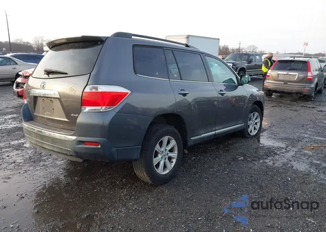 2012 Toyota Highlander Se V6 из США, поврежденный, VIN 5TDBK3EHXCS121798